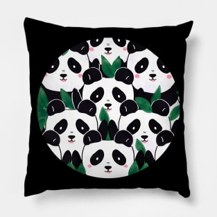 Cute Pandas Pillow