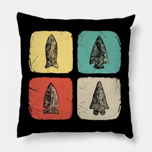 Arrowhead Shapes Collecting Vintage Look Gifts Pillow