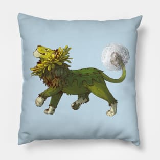 A dandy lion dandelion Pillow