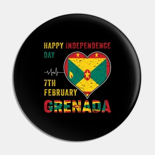 Grenada 50th Independence Day Grenadian Pride Grenada Flag Pin