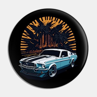 Ford Boss 302 Mustang Vintage Car Pin