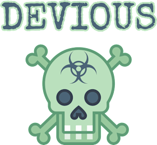 Devious Skull And Crossbones Magnet