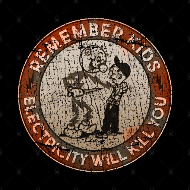 vintage reddy remember kids will kill you by ICO DECE