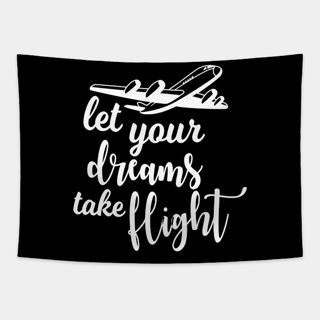 Let your dreams take flight. Tapestry by MadebyTigger