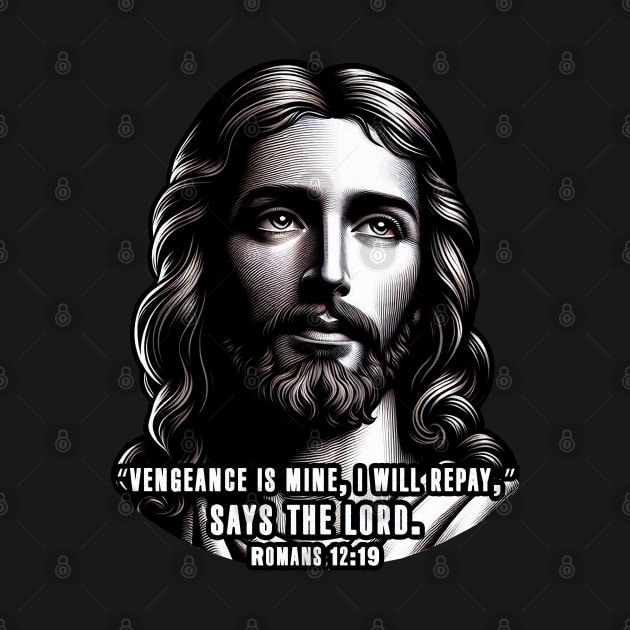 Romans 12:19 VENGEANCE IS MINE by Plushism