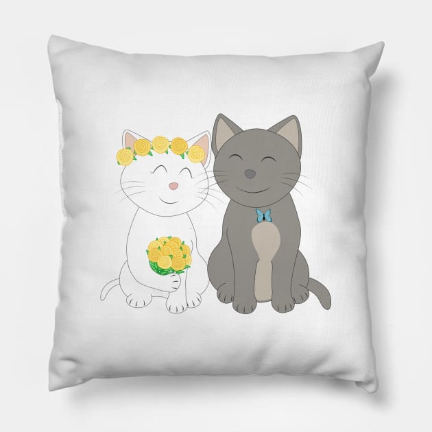 Wedding day Pillow by TanyaHoma