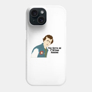 The Thing Palmer in disbelief black text Phone Case