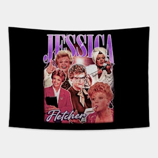 Murder, She Wrote In Halloween Vibe Tapestry