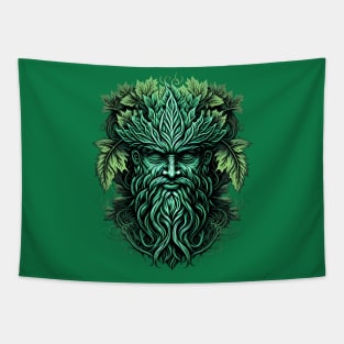 Jack Of The Wood Traditional Pagan Celtic Greenman Tapestry