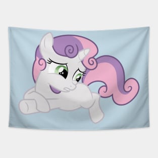 Sweetie Belle lounging Tapestry