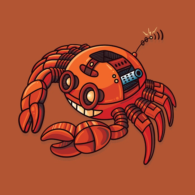 Crab Bot by Moe Tees