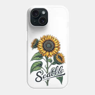 Seattle Sunflower Phone Case