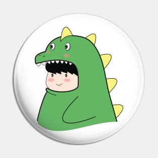 Dino boy Pin