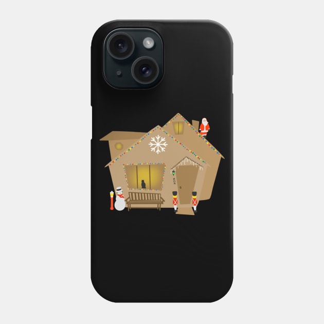 Christmas House Phone Case by Dana Lundy