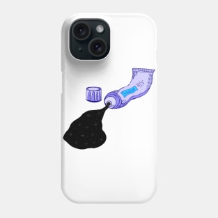 Space-flavored toothpaste Phone Case
