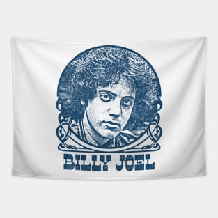 Billy Joel / / Retro Style Faded Look Design Tapestry