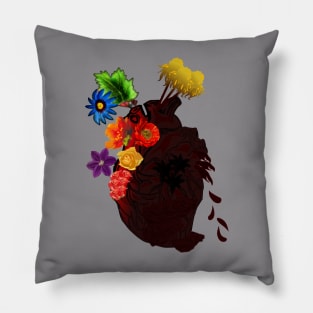 Corrupted heart Pillow