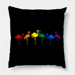 Gay Pride Pink Flamingo LGBT Pride Month Pillow