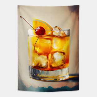 Whiskey Sour Cocktail Tapestry