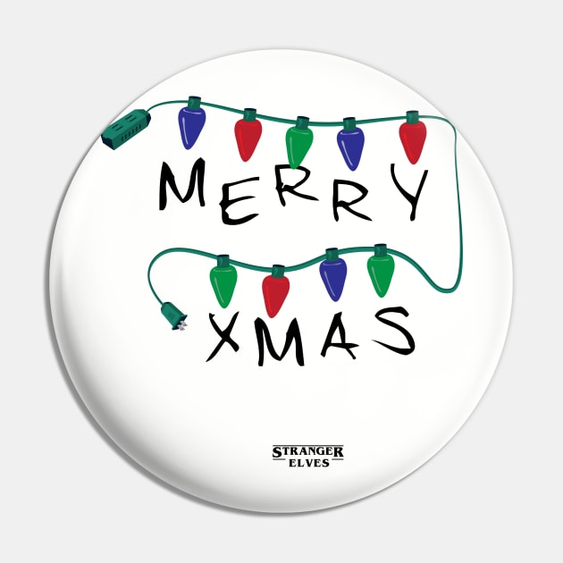 Stranger Christmas Pin by moose_cooletti