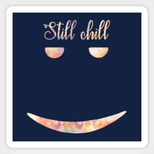 Still Chill Flamingo Stickers Teepublic
