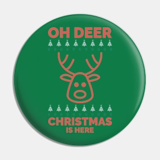 Oh Deer Christmas is here Pin