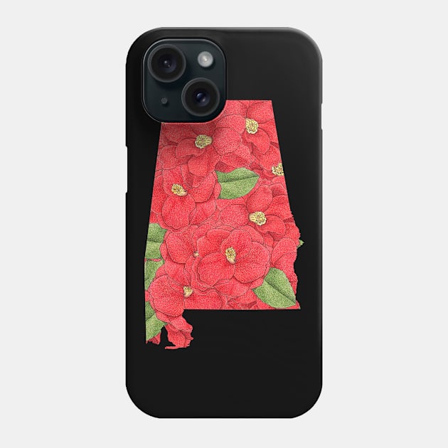Alabama in Flowers Phone Case by UrsulaRodgers