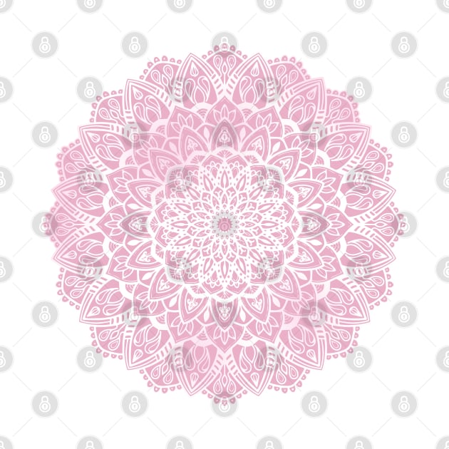 Pink Sky Mandala by kellydietrich