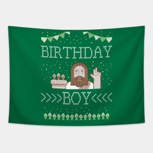 Jesus Birthday Boy Tapestry