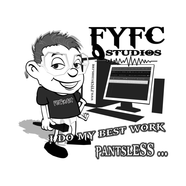 Pantsless (B&W) by FYFC Studios