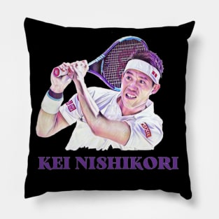 kei nishikori Pillow