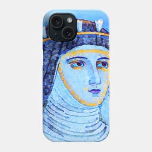 Hildegard of Bingen Portrait | Hildegard of Bingen Artwork | Hildegard of Bingen Painting14 Phone Case