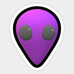 Alien Aesthetic Stickers Teepublic Uk