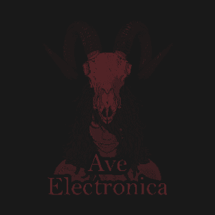 ASCii Savage Girl - Ave Electronica (Red) T-Shirt