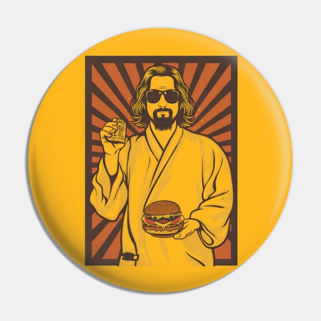 Big Lebowski Retro Pin by Aldrvnd