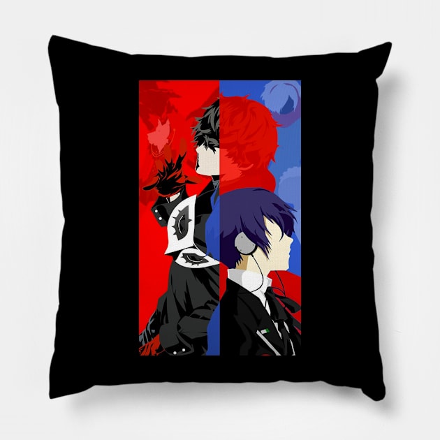 Persona & Megami Tensei Pillow by BUSTLES MOTORCYCLE