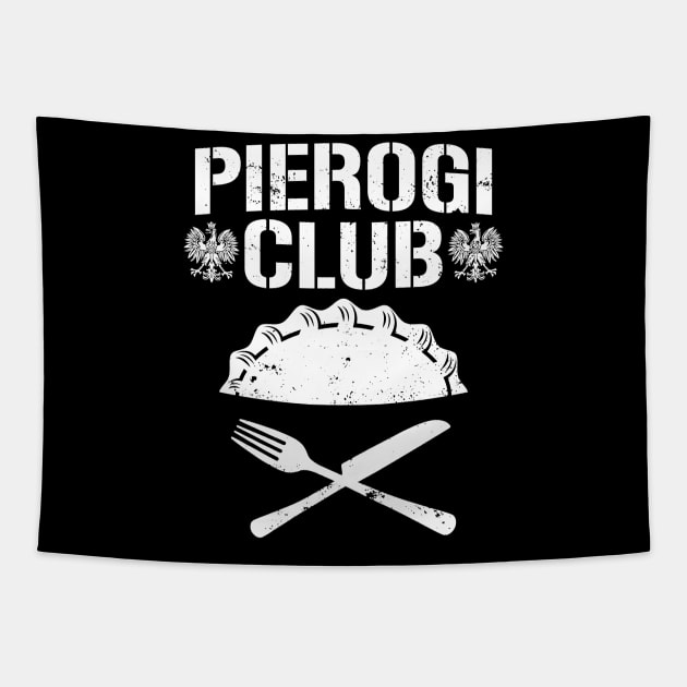 Pierogi Club (Bullet Club Parody) Tapestry by Gimmickbydesign