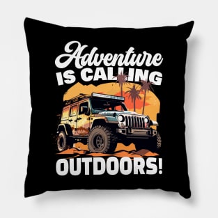 Adventure is calling... Pillow