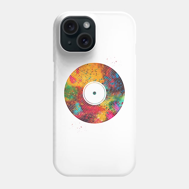 Vinyl disc Phone Case by erzebeth