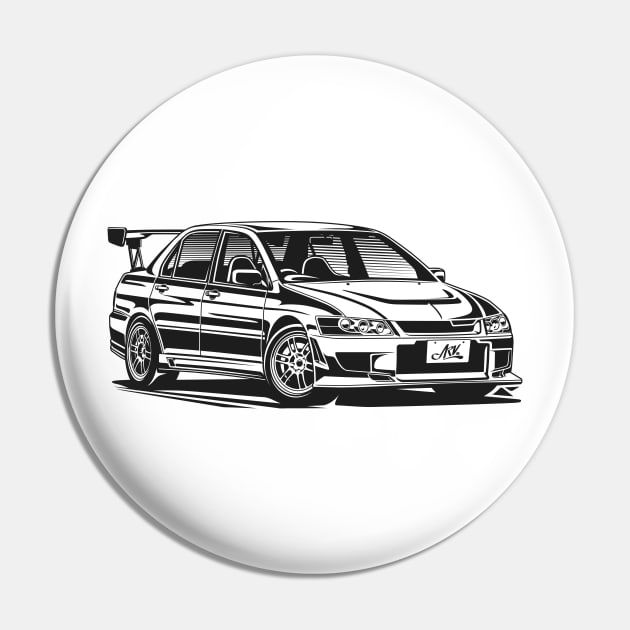 EUROBEAT INTENSIFIES - LANCER EVO CT9A full-body version Pin by ARVwerks