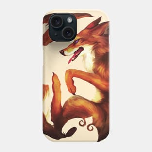 Coyote Swirl Phone Case