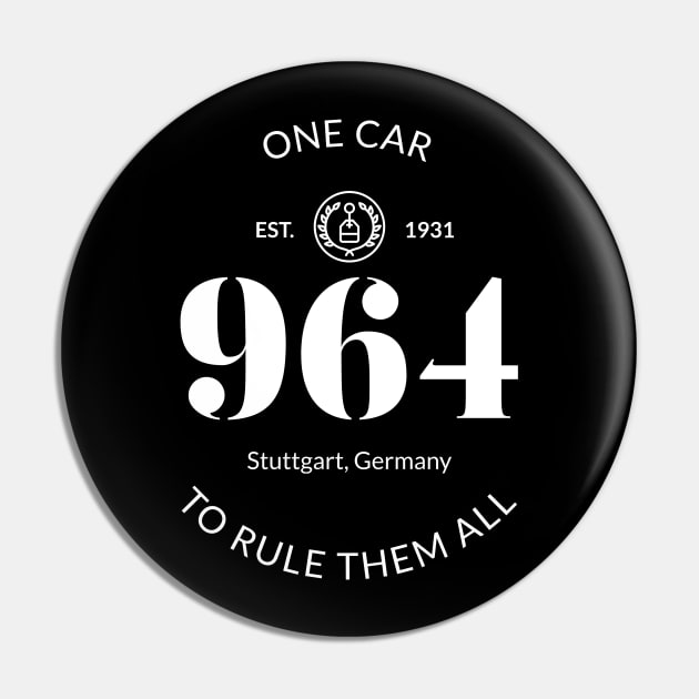 964 - One Car To Rule Them All - Black Pin by v55555