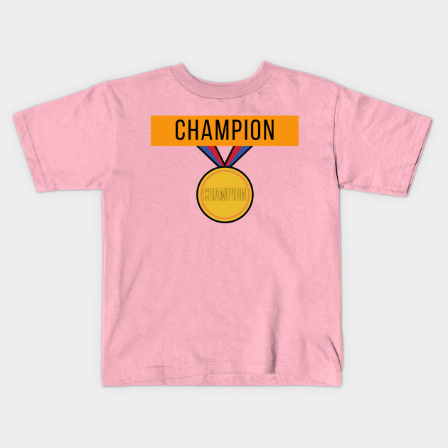 champion t shirt kids pink