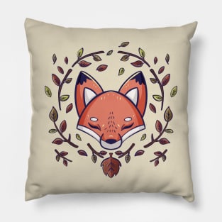 Mandala Fox Pillow