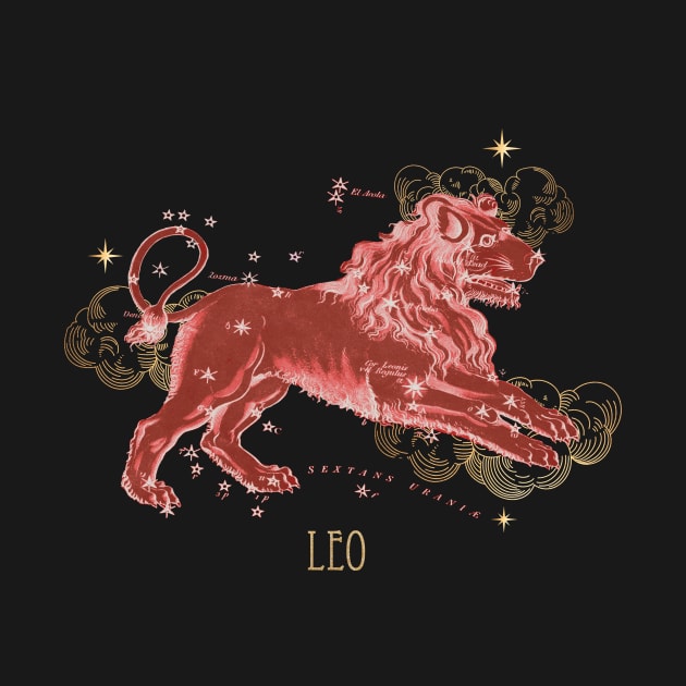 Vintage Leo Constellation by Darkstar Designs