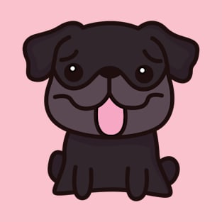 Fluffy French Bulldog - Cute Dog Drawing T-Shirt