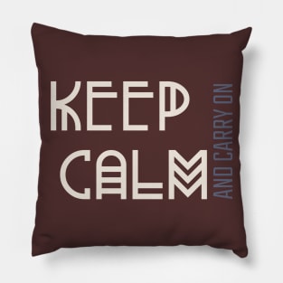 Keep Calm in the Storm Pillow