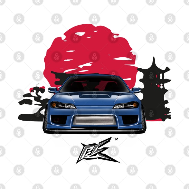 nissan silvia s15 blue by naquash