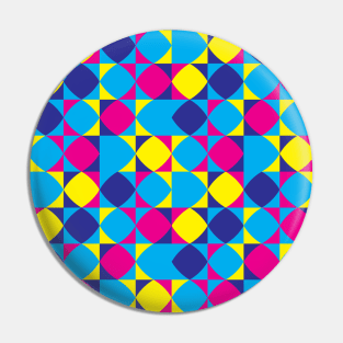 Pop Art Pattern Pin