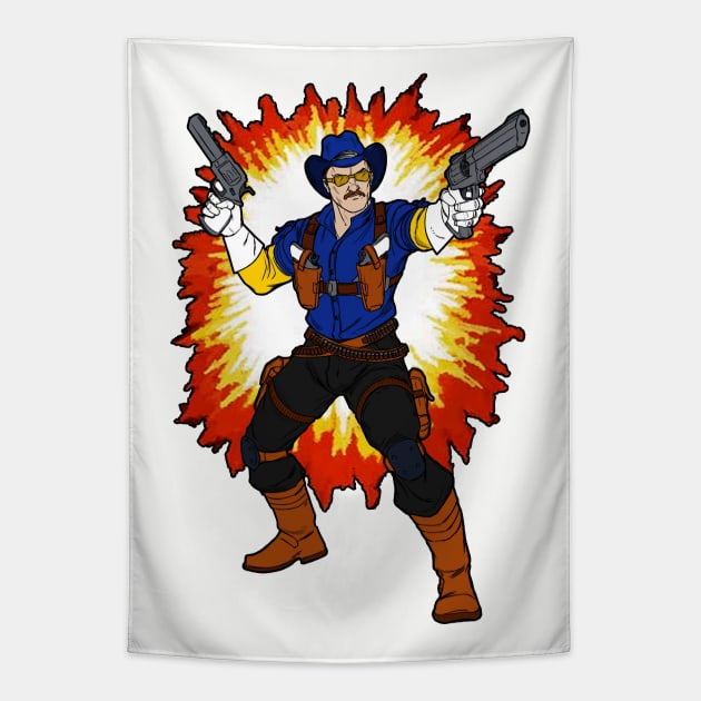 Wild Bill - 2nd Figure Colors Tapestry by BigOrangeShirtShop